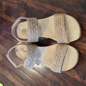 Clarks Bendables wedge sandals